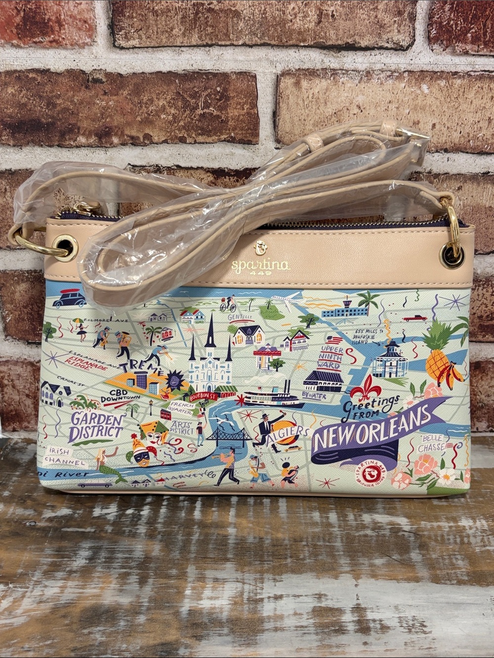 Spartina 449 New Orleans Crossbody Bag - NWT
